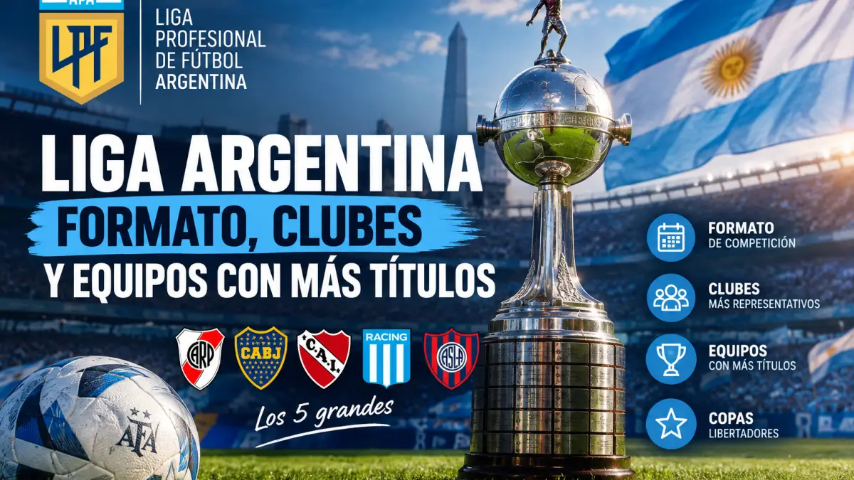 Liga Argentina: formato, clubes más representativos y equipos con más títulos